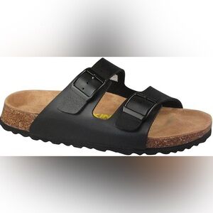Viking Sandals Austin Black Women's Size 39 8-8.5 Slip On Double Buckle Outdoor